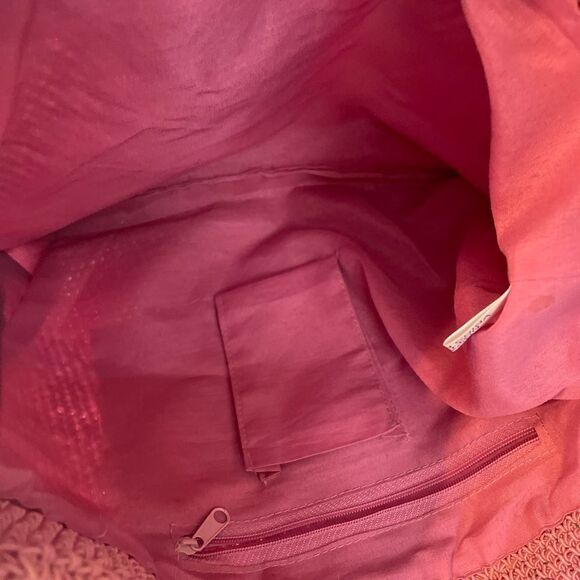 Pink Crochet Shoulder Bag - Picture 8 of 11